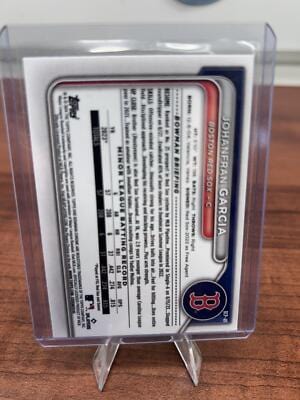 Cheap Sneaks Footwear/Sports Cards Baseball Card Johanfran Garcia 2024 Bowman Chrome Prospects #BCP-49