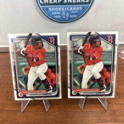 Cheap Sneaks Footwear/Sports Cards Baseball Card Johanfran Garcia 2024 Bowman Prospects #BP-49 Boston Red Sox 1st Bowma