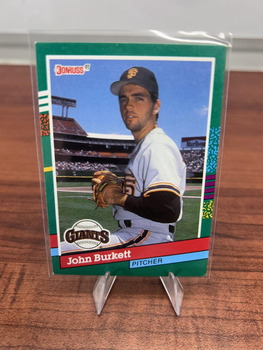 Cheap Sneaks Footwear/Sports Cards Baseball Card John Burkett 1991 Donruss #638c San Francisco Giants