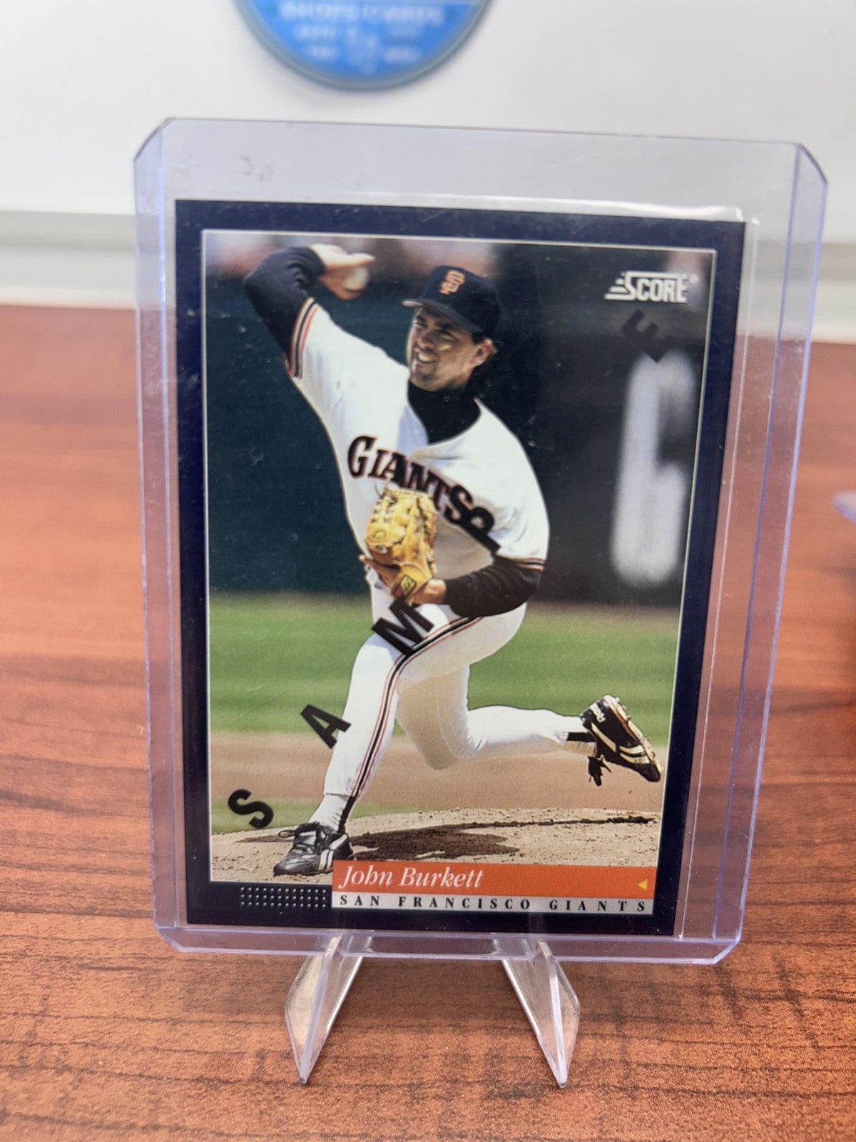 Cheap Sneaks Footwear/Sports Cards Baseball Card John Burkett 1994 Score Samples #5 San Francisco Giants