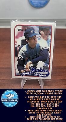 Cheap Sneaks Footwear/Sports Cards Baseball Card John Candelaria 1989 Topps #285 New York Yankees