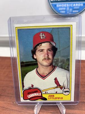 Cheap Sneaks Footwear/Sports Cards Baseball Card John Littlefield RC 1981 Topps #489 St. Louis Cardinals
