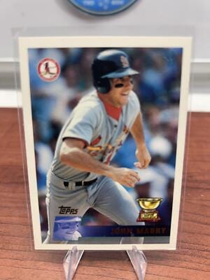Cheap Sneaks Footwear/Sports Cards Baseball Card John Mabry 1996 Topps #73 St. Louis Cardinals