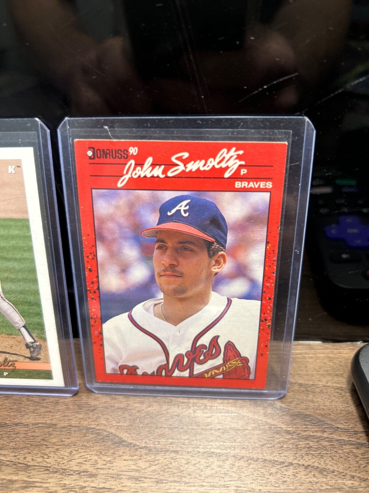 Cheap Sneaks Footwear/Sports Cards Baseball Card John Smoltz Lot(2)Atlanta Braves 1990 Donruss #121+1992 Upper Deck #36