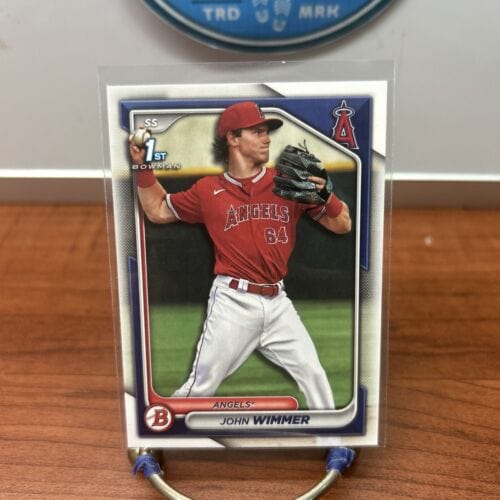 Cheap Sneaks Footwear/Sports Cards Baseball Card John Wimmer 2024 1st Bowman Prospects Base #BP-78 Los Angeles Angels