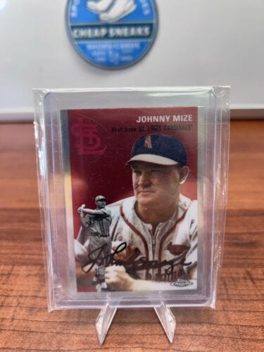 Cheap Sneaks Footwear/Sports Cards Baseball Card Johnny Mize 2023 Topps Chrome Platinum Anniversary #402 St Louis Cardi