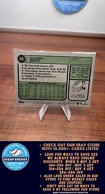 Cheap Sneaks Footwear/Sports Cards Baseball Card Jon Berti 2023 Topps Heritage #53 Miami Marlins