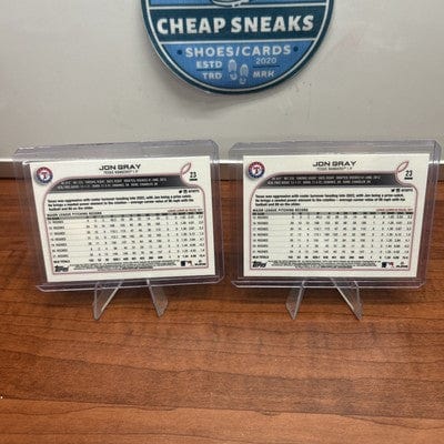 Cheap Sneaks Footwear/Sports Cards Baseball Card Jon Gray 2022 Topps Chrome Baseball card #23 Texas Rangers