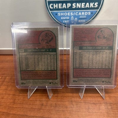 Cheap Sneaks Footwear/Sports Cards Baseball Card Jon Gray 2024 Topps Heritage 335 Texas Rangers Baseball Card