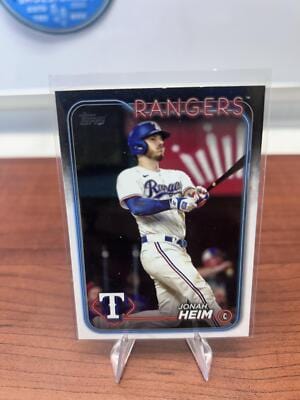 Cheap Sneaks Footwear/Sports Cards Baseball Card Jonah Heim 2024 Topps Texas Rangers #TEX-3 Texas Rangers