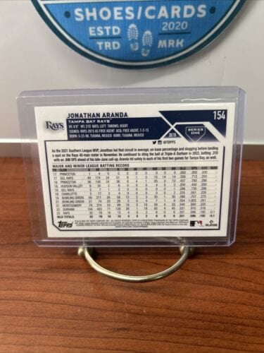 Cheap Sneaks Footwear/Sports Cards Baseball Card Jonathan Aranda 2023 Topps Chrome Rookie Card #18 TB Rays RC