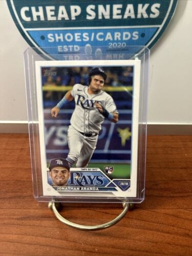 Cheap Sneaks Footwear/Sports Cards Baseball Card Jonathan Aranda 2023 Topps Chrome Rookie Card #18 TB Rays RC