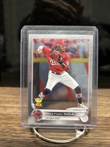 Cheap Sneaks Footwear/Sports Cards Baseball Card Jonathan India 2022 Topps Chrome Cincinnati Reds Gold Rookie Cup l Car