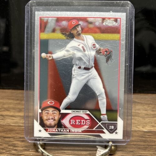 Cheap Sneaks Footwear/Sports Cards Baseball Card Jonathan India 2023 Topps Chrome Cincinnati Reds Baseball Card #53