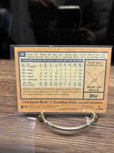 Cheap Sneaks Footwear/Sports Cards Baseball Card Jonathan India Cincinnati Reds 2022 Topps Archives #195