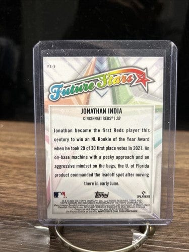 Cheap Sneaks Footwear/Sports Cards Baseball Card JONATHAN INDIA Cinncinati Reds - 2022 Topps Chrome Future Stars #FS-5