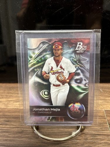 Cheap Sneaks Footwear/Sports Cards Baseball Card Jonathan Mejia 2023 Bowman Platinum Ice Foil Parallel St. Louis Cardin