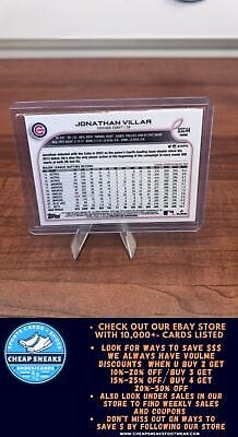 Cheap Sneaks Footwear/Sports Cards Baseball Card Jonathan Villar 2022 Topps Chrome Update Purple Refractor #USC44 Chica