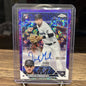 Cheap Sneaks Footwear/Sports Cards Baseball Card Jordan Groshans 2023 Topps Chrome Purple Speckle Refractor 81 /299 ROO