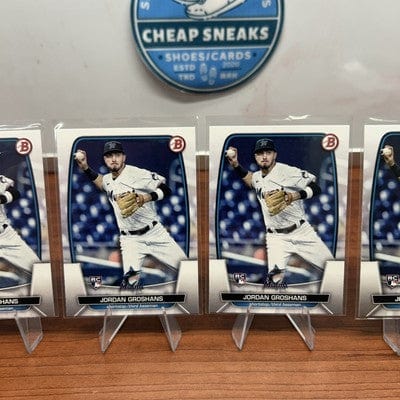 Cheap Sneaks Footwear/Sports Cards Baseball Card Jordan Groshans (RC) 2023 Bowman Rookie  Baseball Card #68 Miami Marli
