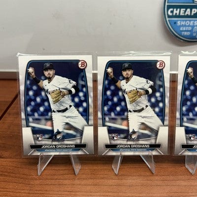 Cheap Sneaks Footwear/Sports Cards Baseball Card Jordan Groshans (RC) 2023 Bowman Rookie  Baseball Card #68 Miami Marli