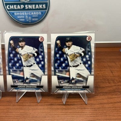 Cheap Sneaks Footwear/Sports Cards Baseball Card Jordan Groshans (RC) 2023 Bowman Rookie  Baseball Card #68 Miami Marli
