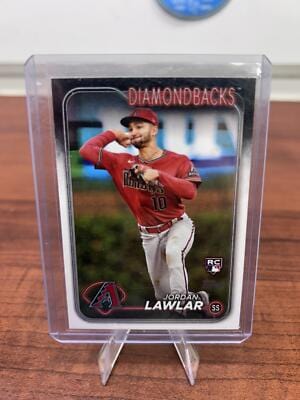 Cheap Sneaks Footwear/Sports Cards Baseball Card Jordan Lawlar (RC) 2024 Topps Rookie Baseball Card #451