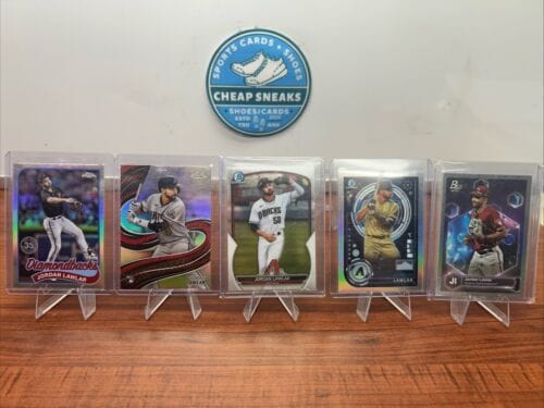 Cheap Sneaks Footwear/Sports Cards Baseball Card Jordan Lawlar RC Lot Arizona Diamondbacks 2024 Topps Chrome Strokes/Bo