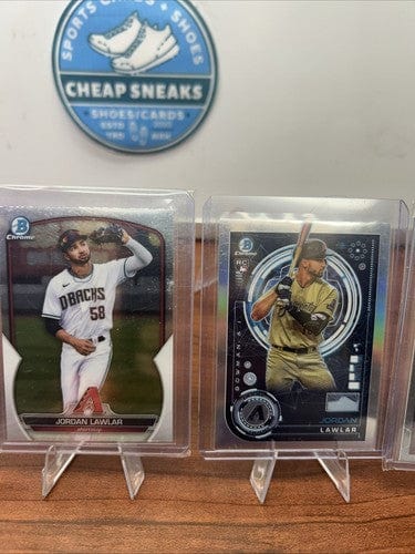 Cheap Sneaks Footwear/Sports Cards Baseball Card Jordan Lawlar RC Lot Arizona Diamondbacks 2024 Topps Chrome Strokes/Bo