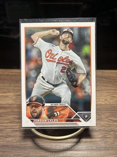 Cheap Sneaks Footwear/Sports Cards Baseball Card Jordan Lyles 2023 Topps Series 1 Base Card #212 Baltimore Orioles