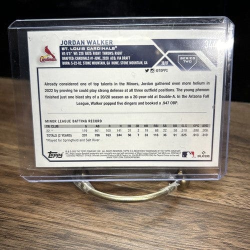 Cheap Sneaks Footwear/Sports Cards Baseball Card Jordan Walker 2023 Topps Series 2 Rookie #344 RC St. Louis Cardinals