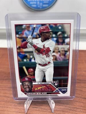 Cheap Sneaks Footwear/Sports Cards Baseball Card Jordan Walker RC 2023 Topps Gold Star #344 St. Louis Cardinals