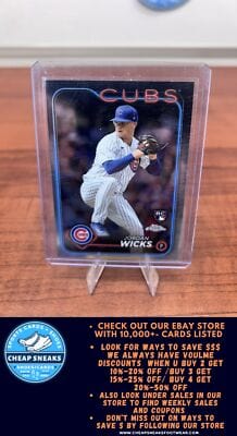 Cheap Sneaks Footwear/Sports Cards Baseball Card Jordan Wicks (RC) 2024 Topps Chrome #67 Chicago Cubs