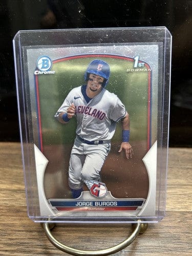 Cheap Sneaks Footwear/Sports Cards Baseball Card Jorge Burgos 2023 Bowman 1st Chrome Cleveland Guardians Baseball Card