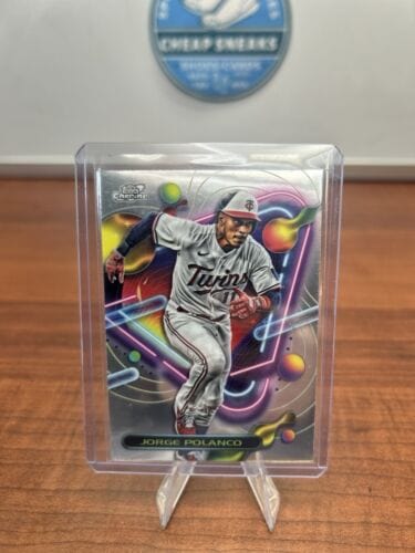 Cheap Sneaks Footwear/Sports Cards Baseball Card Jorge Polanco 2023 Topps Chrome Cosmic  Baseball Card #105 Twins
