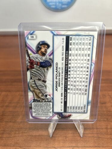 Cheap Sneaks Footwear/Sports Cards Baseball Card Jorge Polanco 2023 Topps Chrome Cosmic  Baseball Card #105 Twins