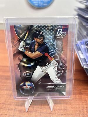 Cheap Sneaks Footwear/Sports Cards Baseball Card José Abreu 2023 Bowman Platinum Ice Foil #42 Houston Astros