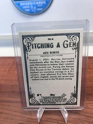 Cheap Sneaks Footwear/Sports Cards Baseball Card Jose Berrios 2022 Topps Allen & Ginter Pitching a Gem #PAG-16 Toronto