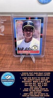 Cheap Sneaks Footwear/Sports Cards Baseball Card Jose Canseco 1988 Donruss #302 Oakland Athletics