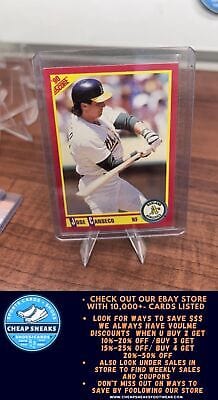 Cheap Sneaks Footwear/Sports Cards Baseball Card Jose Canseco 1990 Score #375 Oakland Athletics