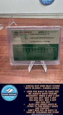 Cheap Sneaks Footwear/Sports Cards Baseball Card Jose Canseco 2023 Topps Chrome Platinum Anniversary #356 Oakland Athle