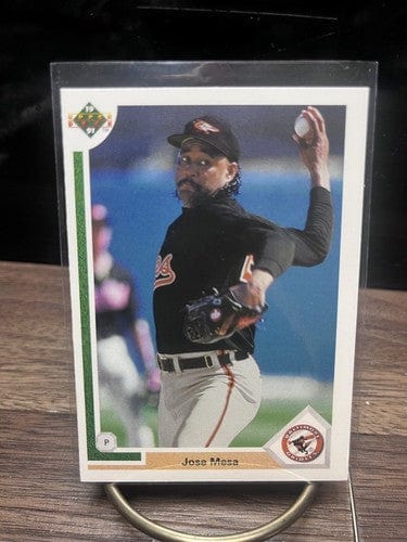 Cheap Sneaks Footwear/Sports Cards Baseball Card Jose Mesa Baltimore Orioles 1991 Upper Deck Baseball Card # 703