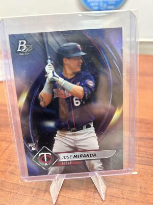 Cheap Sneaks Footwear/Sports Cards Baseball Card Jose Miranda RC 2022 Bowman Platinum #58 Minnesota Twins