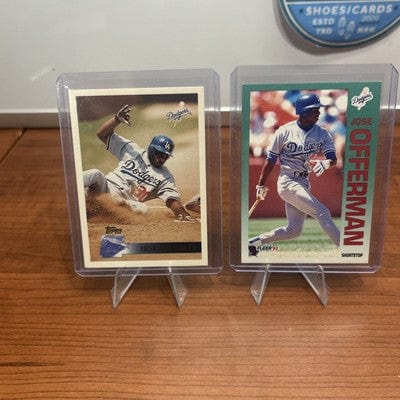 Cheap Sneaks Footwear/Sports Cards Baseball Card Jose Offerman 1996 Topps #89 Los Angeles Dodgers Baseball Card