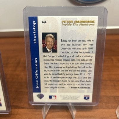 Cheap Sneaks Footwear/Sports Cards Baseball Card Jose Offerman #532 1992 Upper Deck Los Angeles Dodgers Baseball Card M