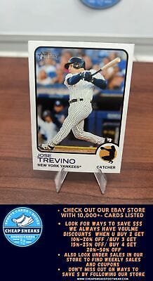 Cheap Sneaks Footwear/Sports Cards Baseball Card Jose Trevino 2022 Topps Heritage #544 New York Yankees