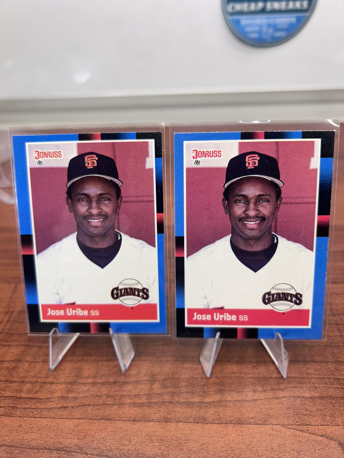 Cheap Sneaks Footwear/Sports Cards Baseball Card Jose Uribe 1988 Donruss #559 San Francisco Giants