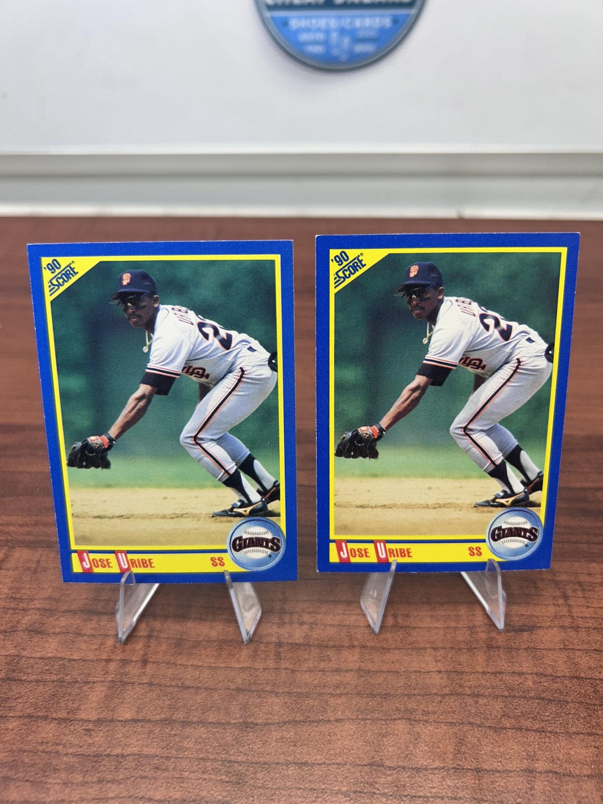 Cheap Sneaks Footwear/Sports Cards Baseball Card Jose Uribe 1990 Score #455 San Francisco Giants