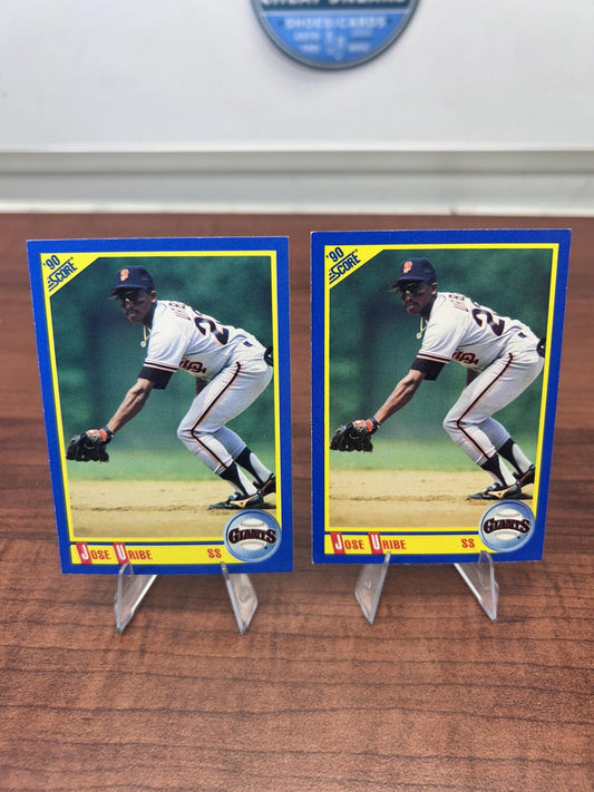 Cheap Sneaks Footwear/Sports Cards Baseball Card Jose Uribe 1990 Score #455 San Francisco Giants