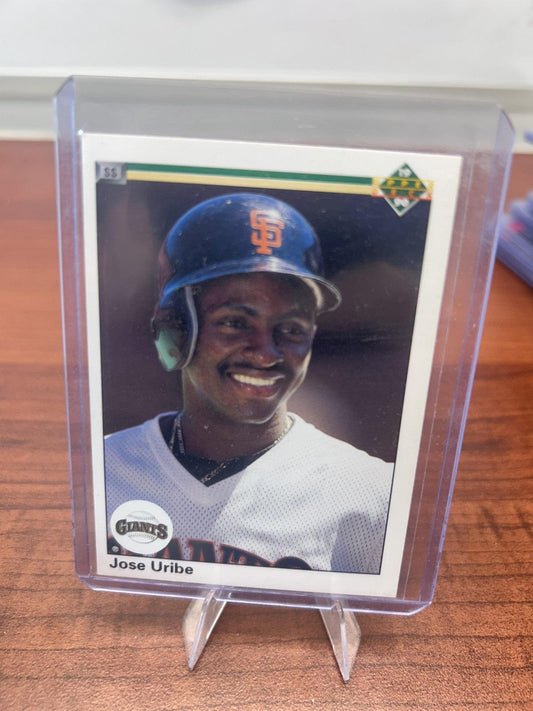 Cheap Sneaks Footwear/Sports Cards Baseball Card Jose Uribe 1990 Upper Deck #188 San Francisco Giants